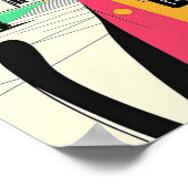 Katten op vakantie bezoeken de toekomst poster (Hoek)