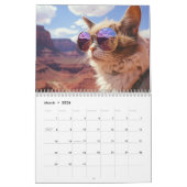 Katten op vakantie kalender (Mar 2026)