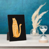 Katten Oranje Fotoplaat (Zijkant)
