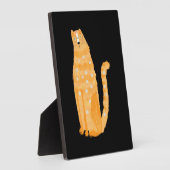Katten Oranje Fotoplaat (Zijkant)