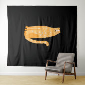 Katten Oranje Wandkleed (In Situ (horizontaal))
