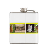 Katten overal heupfles (Achterkant)