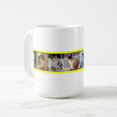 Katten overal koffiemok (Voorkant links)