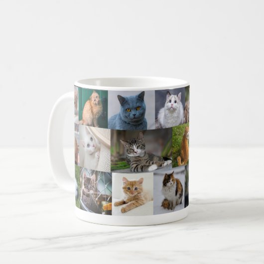 Katten overal koffiemok (Voorkant links)