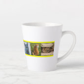 Katten overal latte mok (Rechts)