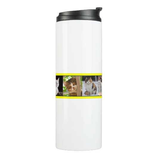 Katten overal thermosbeker (Gedraaid links)