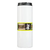 Katten overal thermosbeker (Achterkant)