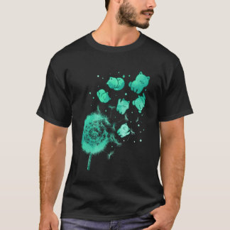 Katten Paardenbloem Natuur Huisdier Dier Kitten Bl T-shirt