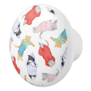 KATTEN PAJAMAS Ceramic Drawer Knob Keramische Knop