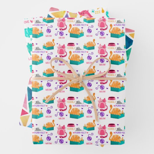 Katten: papierbladen voor onmiddellijke verpakking inpakpapier vel (In situ)