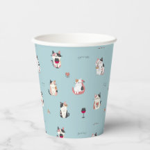 Katten Papieren beker