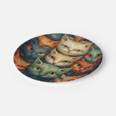 Katten Papieren Bordje (Gekanteld)