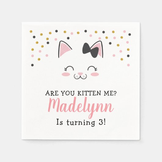 Katten papieren servetten (Voorkant)