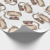 Katten Patroon Cadeaupapier (Hoek)