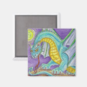 Katten Paw Dragon Fantasy Kunst Magneet (Voorkant / Achterkant)