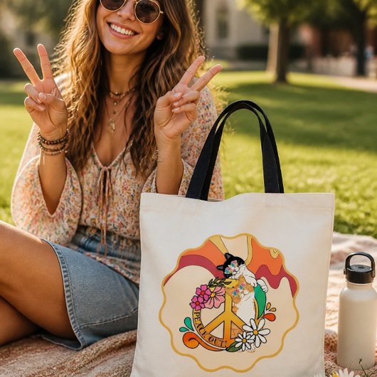 Katten | Peace Out Tote Bag