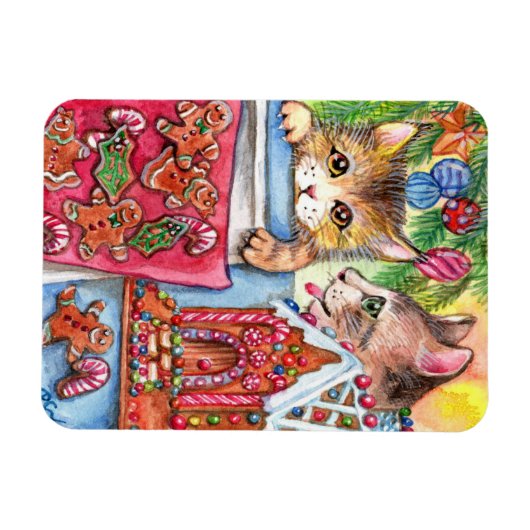 Katten & peperkoek Cookies Magneet (Horizontaal)