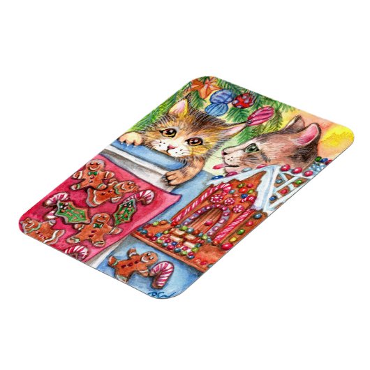 Katten & peperkoek Cookies Magneet (Linkerzijde)