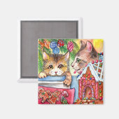Katten & peperkoek Cookies Magneet (Voorkant / Achterkant)