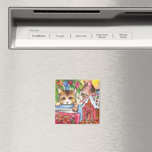 Katten & peperkoek Cookies Magneet (Insitu (Vaatwasser))