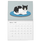 Katten per maand kalender (Feb 2027)
