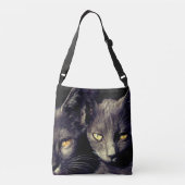 Katten Photo Custom All-Over-Print Cross Body Bag Crossbody Tas (Achterkant)