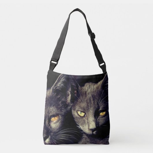 Katten Photo Custom All-Over-Print Cross Body Bag Crossbody Tas (Voorkant)