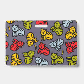 Katten plus bananen badge (Achterkant)