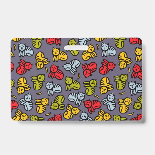 Katten plus bananen badge (Voorzijde)