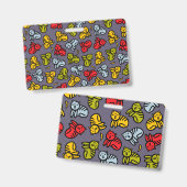 Katten plus bananen badge (Voor- en achterkant)