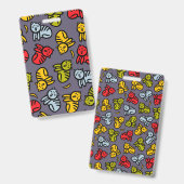 Katten plus bananen badge (Voor- en achterkant)