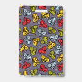 Katten plus bananen badge (Achterkant)