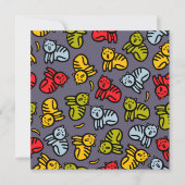 Katten plus bananen bedankkaart (Voorkant)