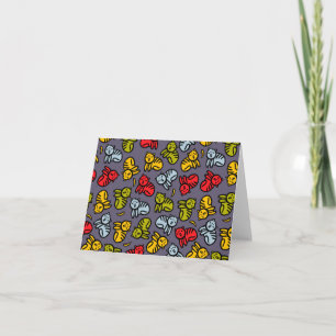 Katten plus bananen notitiekaartje