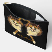 Katten Polka Radio Print Make-uptas Etui (Open)