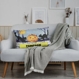   Katten Pompoen Halloween Kussen