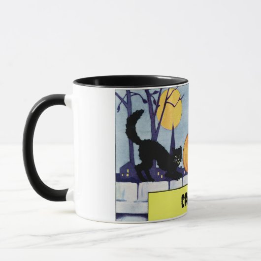 Katten Pompoen Halloween Mok (Links)