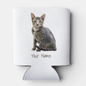 Katten  Portret Pet Tomcat Animal Design Blikjeskoeler (Achterkant)