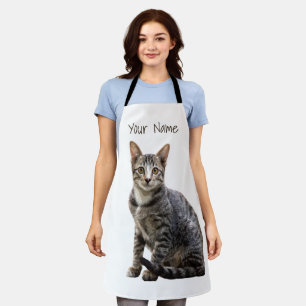 Katten Portret Pet Tomcat Animal Design Schort