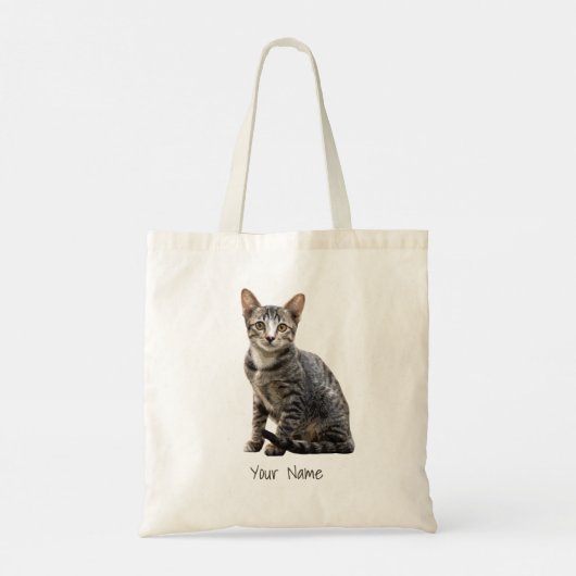 Katten  Portret Pet Tomcat Animal Design Tote Bag (Achterkant)