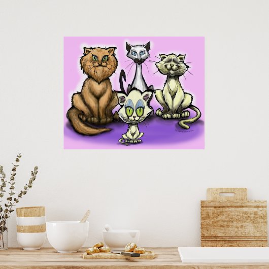 Katten Poster (Keuken)