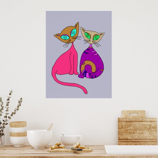 katten poster (Keuken)