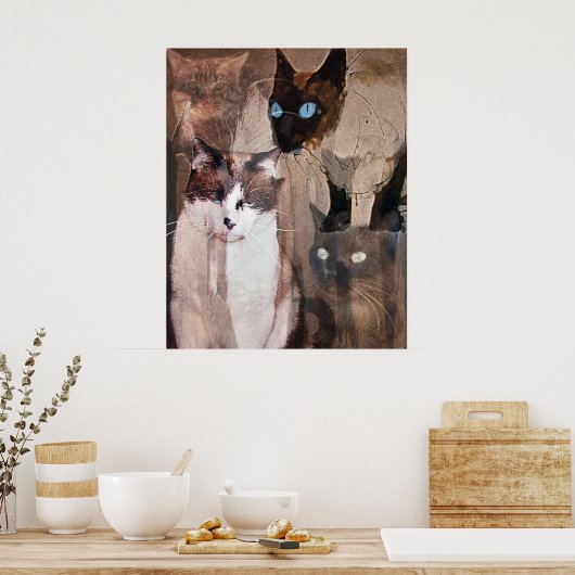 Katten Poster (Keuken)