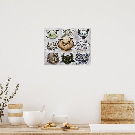 Katten Poster (Keuken)