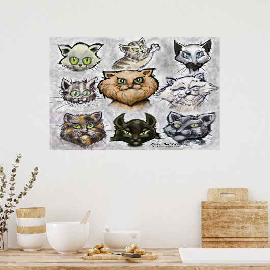 Katten Poster (Keuken)