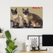 Katten Poster (Thuiskantoor)