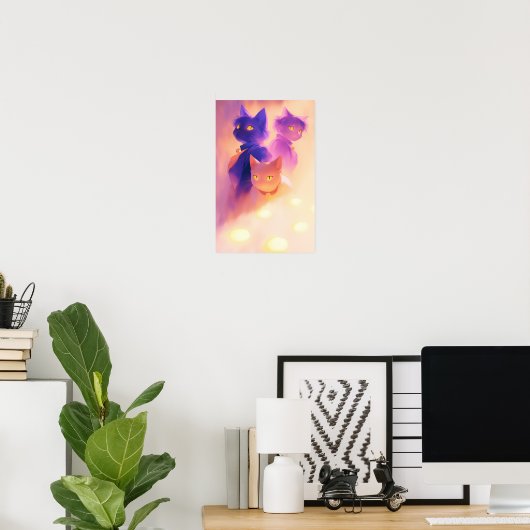Katten Poster (Thuiskantoor)