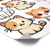 Katten-poster Poster (Hoek)
