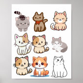 Katten-poster Poster (Voorkant)