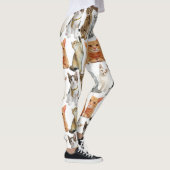 Katten print patroon 01x4 leggings (Rechts)
